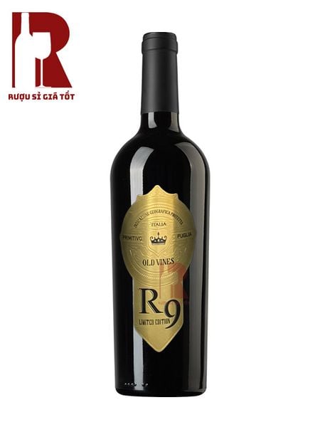 Rượu Vang Ý Đỏ R9 Primitivo Syrah Passito Salento IGP