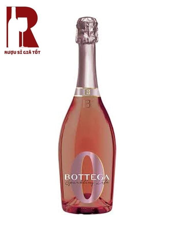 Rượu Vang Nổ Bottega 0 Life Rose Piedmonte & Veneto