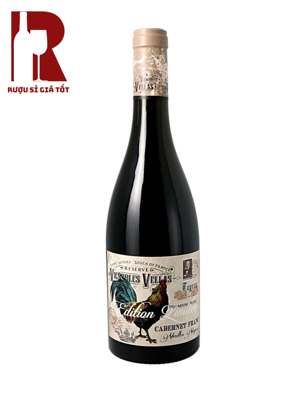 Rượu Vang Pháp Đỏ Vignobles Vellas Le COQ
