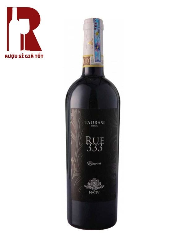 Rượu Vang Ý Đỏ Rue 333 Taurasi Riserva Nativ DOCG