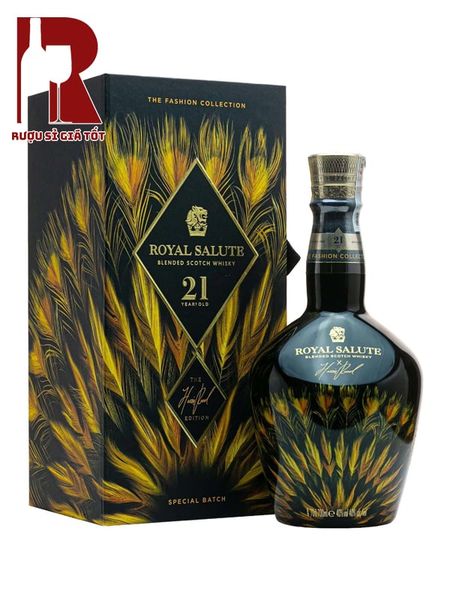 Rượu Chivas Royal Salute 21 Năm Harris Reeded BSW Gold