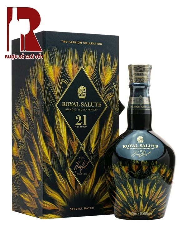 Rượu Chivas Royal Salute 21 Năm Harris Reeded BSW Gold