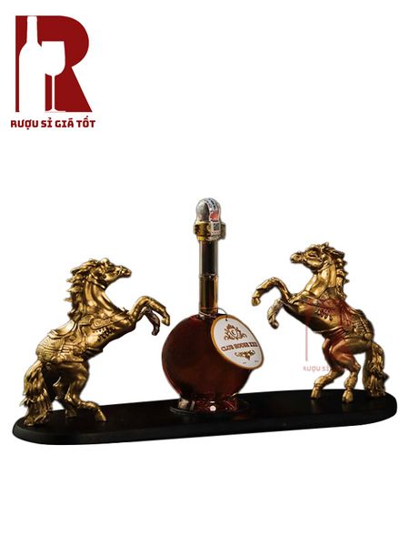 Rượu Linh Vật Ngựa Đôi - Song Mã Kim
