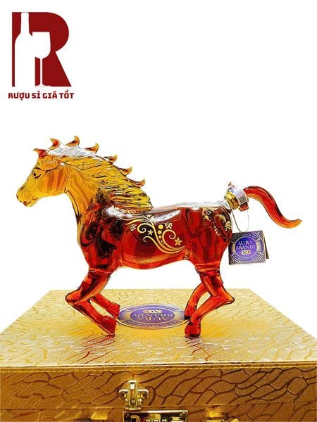 Rượu Linh Vật Ngựa Thuỷ Tinh Aura Phi Nước Đại