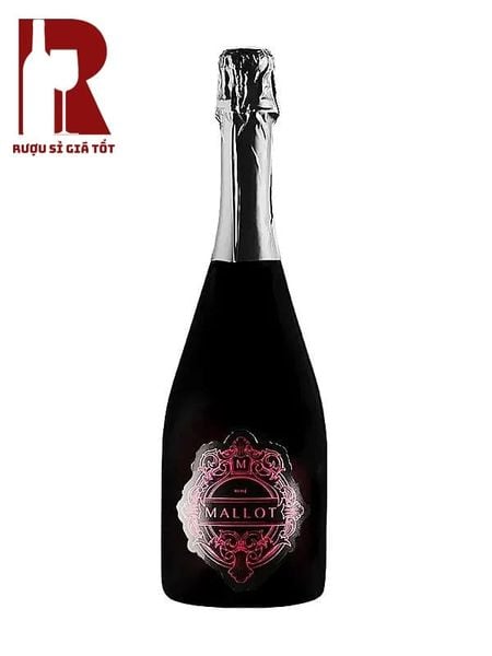Rượu Vang Nổ Pháp Mallot Rose Có Đèn