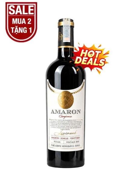 Rượu Vang Ý Đỏ Amaron Sangiovese Puglia