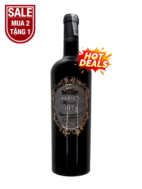 Rượu Vang Ý Đỏ Sarius 1973 Negroamaro 16.5 Độ Puglia