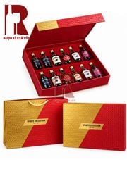 Set Rượu Mini Brandy - Whisky - Vodka - Rum - Gin
