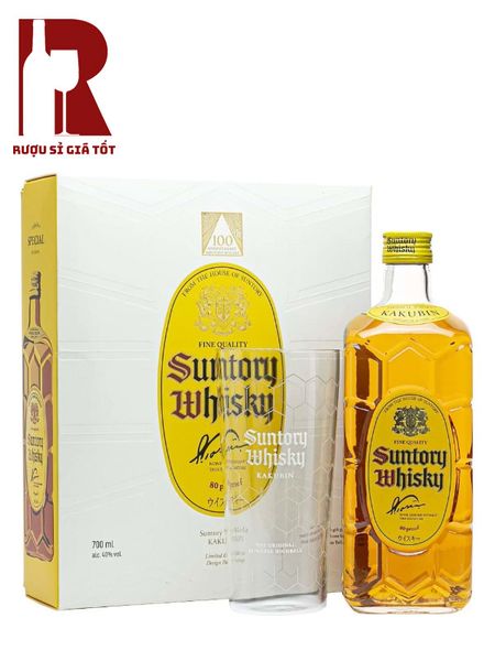 Rượu Suntory Whisky Kakubin - Hộp Quà Tết