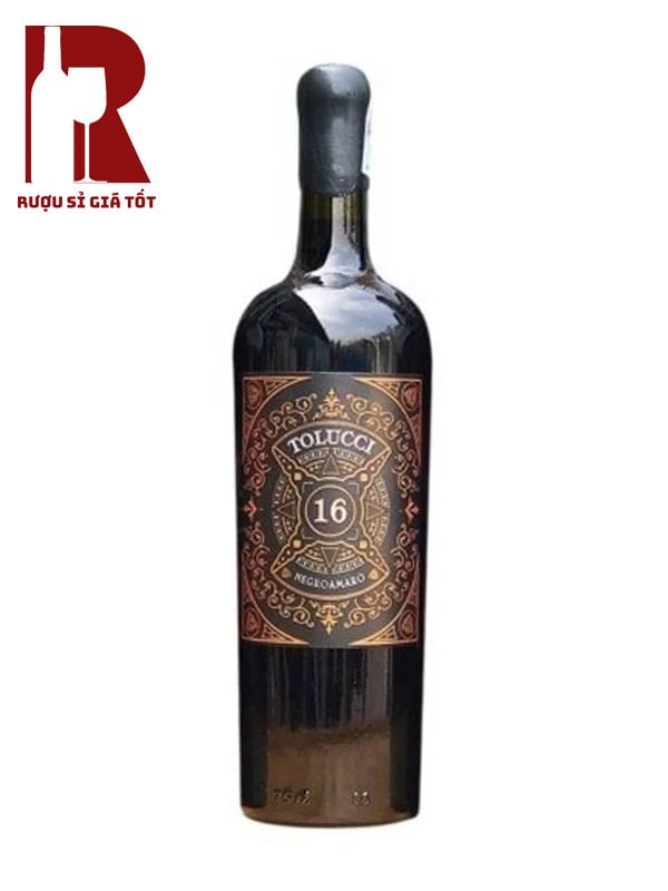 Rượu Vang Ý Đỏ Tolucci Negroamaro Sangiovese 16 Độ Puglia