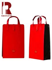 Túi Da Đựng Rượu 2 Chai Quai Mềm