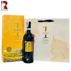 Rượu Vang Ý Đỏ Uno Primitivo Di Manduria Riserva Tem Vàng