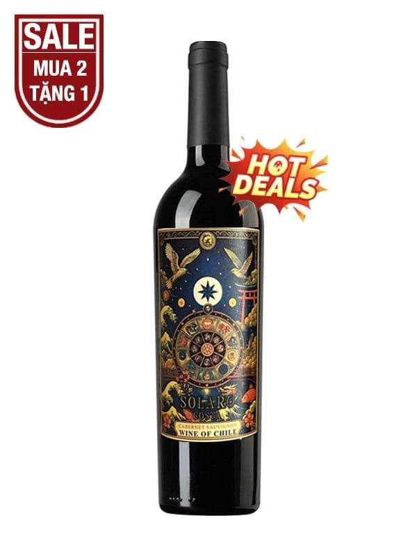 Rượu Vang Chile Đỏ Solaro Costa Cabernet Sauvignon