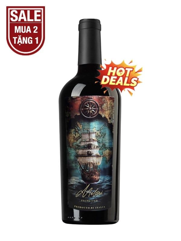 Rượu Vang Ý Đỏ Meloni Primitivo