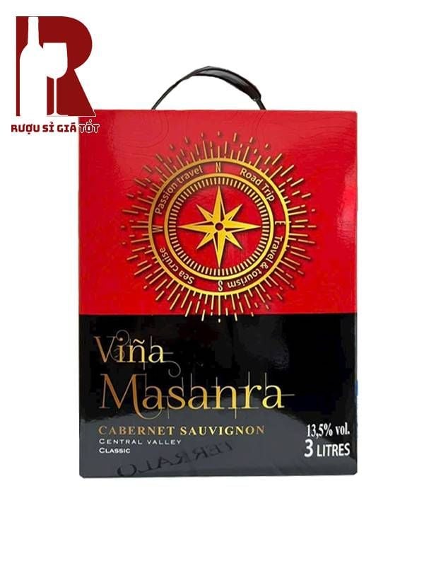 Rượu Vang Bịch Chile Vina Masanra Cabernet