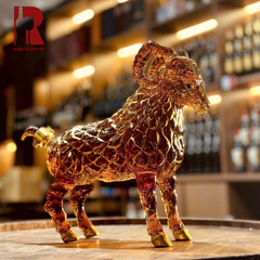 Rượu Linh Vật Dê Đinh Mùi - Whisky Dorlan - Dê Đứng Đại Thắng