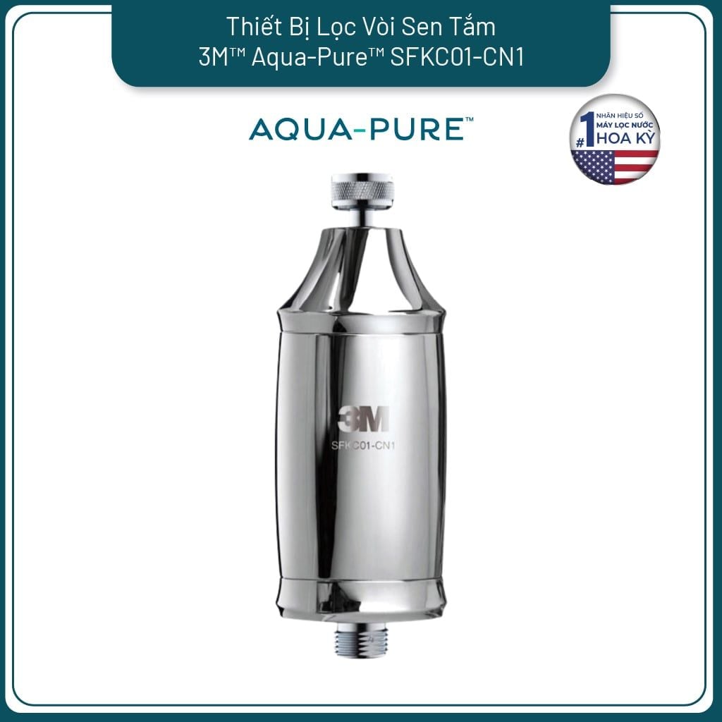  Thiết Bị Lọc Sen Tắm 3M™ Aqua-Pure™ SFKC01-CN1 