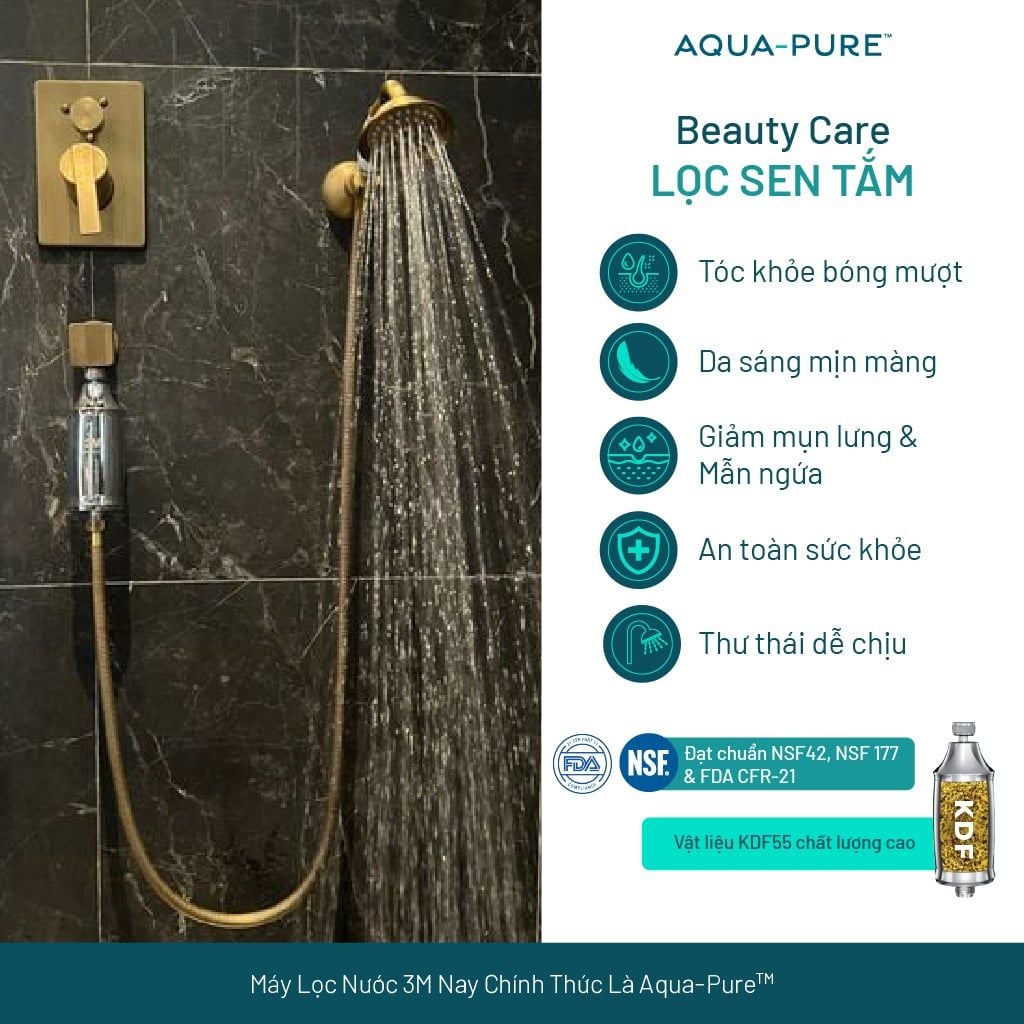  Thiết Bị Lọc Sen Tắm 3M™ Aqua-Pure™ SFKC01-CN1 