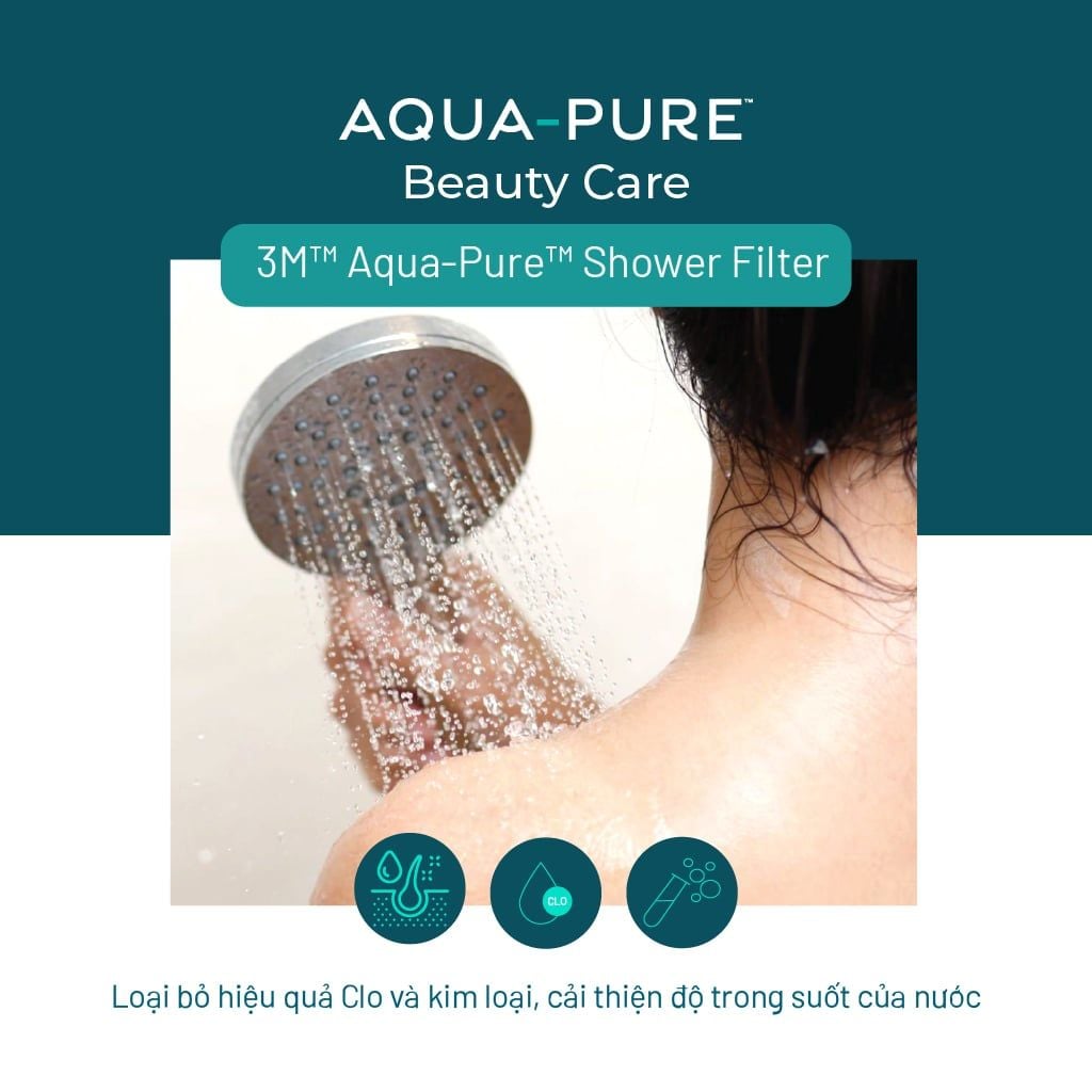  Thiết Bị Lọc Sen Tắm 3M™ Aqua-Pure™ SFKC01-CN1 