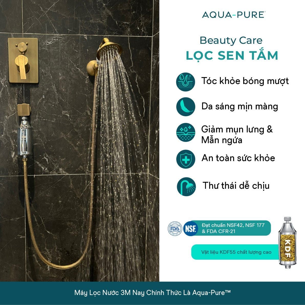  Lõi Lọc Thay Thế Cho Lọc Sen Tắm 3M™ Aqua-Pure™ SFKC01-CN1 