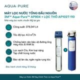  Hệ Thống Lọc Tổng Làm Mềm Nước 3M™ Aqua-Pure™ Dành Cho Biệt Thự - Villa - Có Tủ Đựng (Mã Sản Phẩm WTS150 & AP904) 