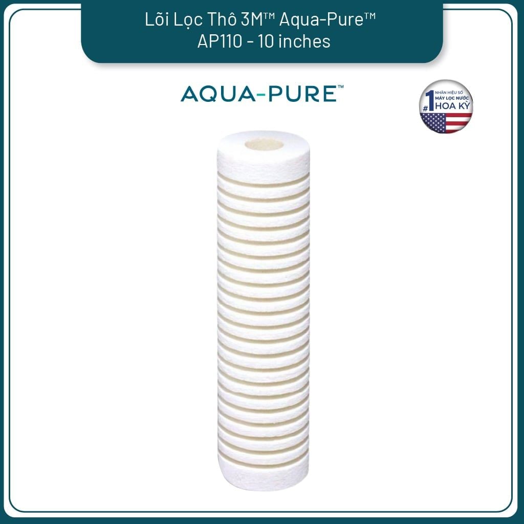  Lõi Thay Cho Bộ Lọc Thô 3M™ Aqua-Pure™ AP11T-110 (MÃ AP110) 