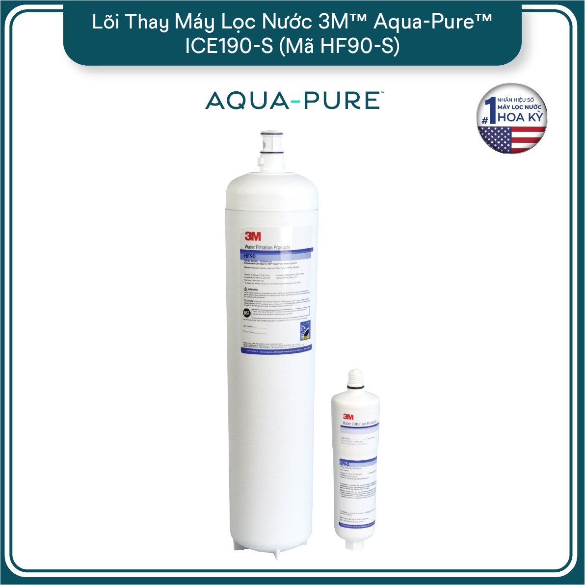  Lõi Thay Cho Máy Lọc Nước Thương Mại 3M™ Aqua-Pure™ DP190 (Mã HF90 & HF8-S) 