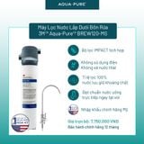  Máy Lọc Nước Lắp Dưới Bồn Rửa 3M™ Aqua-Pure™ BREW120-MS Kèm Vòi 