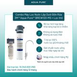  Bộ Sản Phẩm Máy Lọc Nước Lắp Dưới Bồn Rửa 3M™ Aqua-Pure™ BREW120-MS Kèm Lọc Thô Cao Cấp 