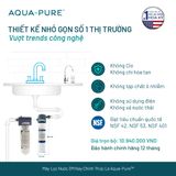  Bộ Sản Phẩm Máy Lọc Nước Lắp Dưới Bồn Rửa 3M™ Aqua-Pure™ BREW120-MS Kèm Lọc Thô Cao Cấp 