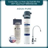  Bộ Sản Phẩm Máy Lọc Nước Lắp Dưới Bồn Rửa 3M™ Aqua-Pure™ BREW120-MS Kèm Lọc Thô Cao Cấp 