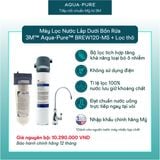  Bộ Sản Phẩm Máy Lọc Nước Lắp Dưới Bồn Rửa 3M™ Aqua-Pure™ BREW120-MS Kèm Lọc Thô Cao Cấp 