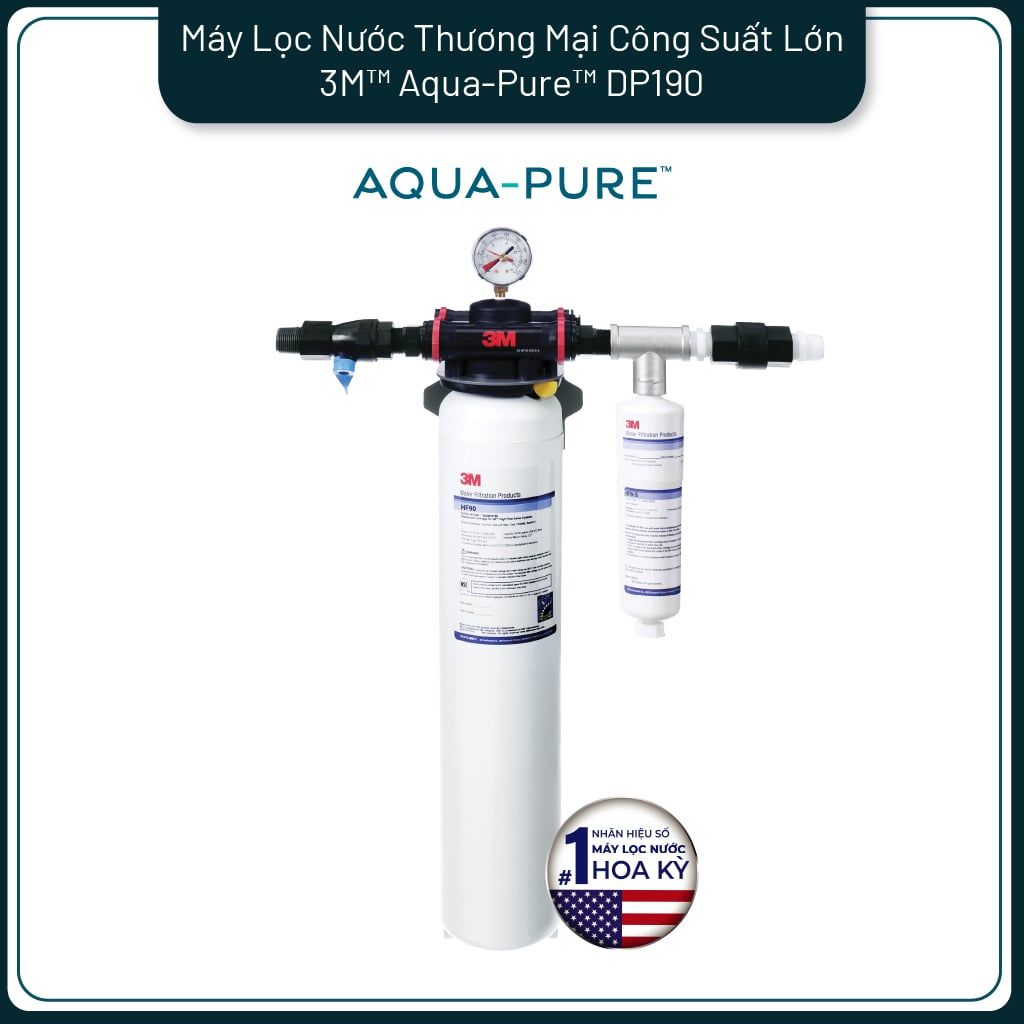  Máy Lọc Nước 3M™ Aqua-Pure™ DP190 Công Suất Lớn Dành Cho Thương Mại 