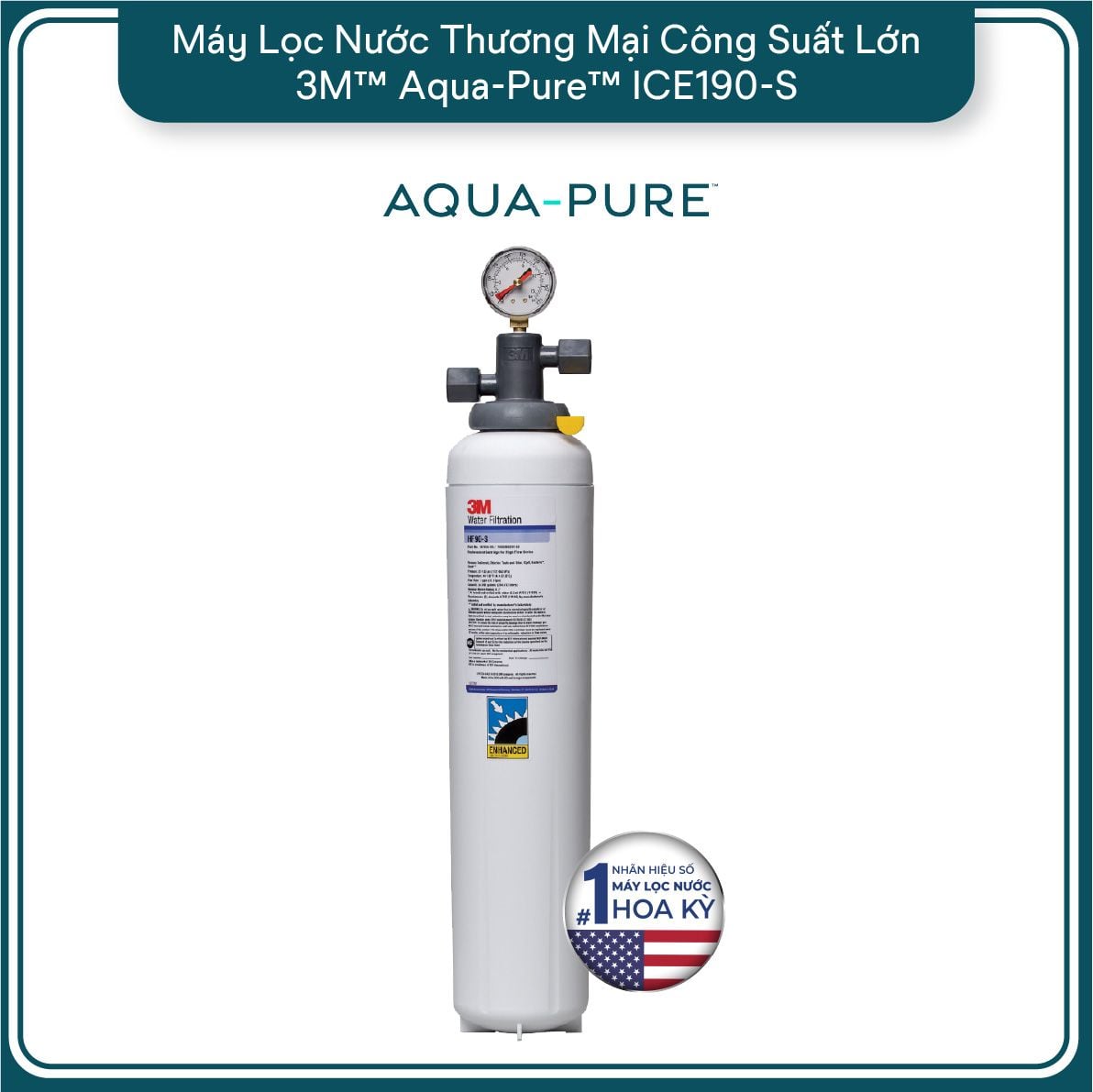  Máy Lọc Nước Công Suất Lớn Dành Cho Thương Mại 3M™ Aqua-Pure™ ICE190-S 