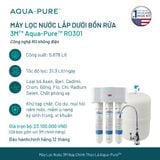  Máy Lọc Nước Lắp Dưới Bồn Rửa 3M™ Aqua-Pure™ RO301 - Công Nghệ RO Không Dùng Điện 