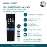  Cây Lọc Nước Nóng Lạnh VN3-3V-BL (Tích Hợp Máy Lọc Nước 3M BREW120-MS) 