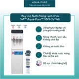  Cây Lọc Nước Nóng Lạnh VN3-3V-WH (Tích Hợp Máy Lọc Nước 3M™ Aqua-Pure™ BREW120-MS) 
