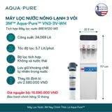  Cây Lọc Nước Nóng Lạnh VN3-3V-WH (Tích Hợp Máy Lọc Nước 3M™ Aqua-Pure™ BREW120-MS) 