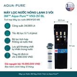 Cây Lọc Nước Nóng Lạnh VN3-3V-BL (Tích Hợp Máy Lọc Nước 3M™ Aqua-Pure™ BREW120-MS) 