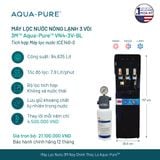  Cây Lọc Nước Nóng Lạnh VN4-3V-BL (Tích Hợp Máy Lọc Nước 3M™ Aqua-Pure™ ICE140-S) 