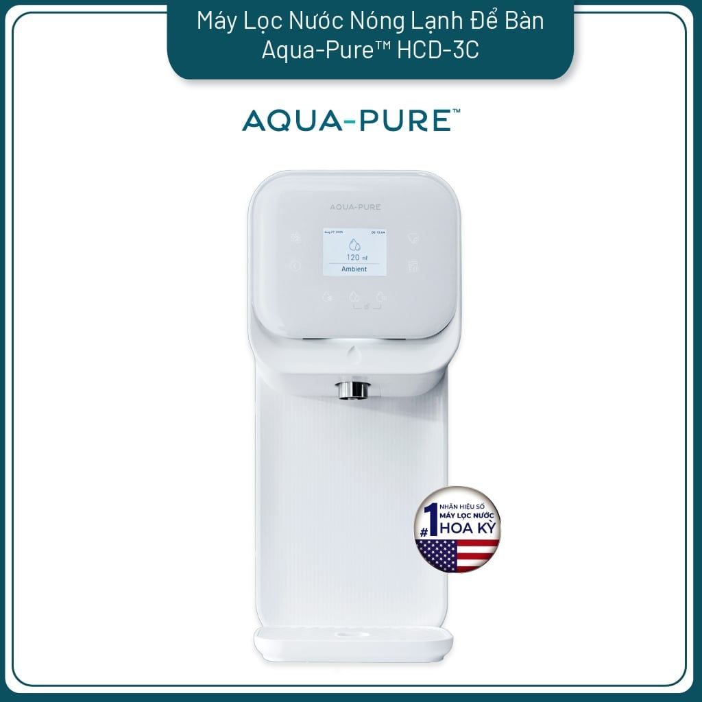  Máy Lọc Nước Nóng Lạnh Để Bàn Cao Cấp Aqua-Pure™ HCD-3C 