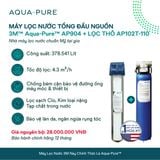  Máy Lọc Nước Tổng Đầu Nguồn 3M™ Aqua-Pure™ AP904 Kèm Lọc Thô Aqua-Pure Cao Cấp 