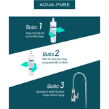  Bộ Sản Phẩm Máy Lọc Nước Lắp Dưới Bồn Rửa 3M™ Aqua-Pure™ BREW120-MS Kèm Lọc Thô Cao Cấp 