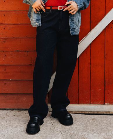  LEE - Quần jeans nam ống rộng Rider 