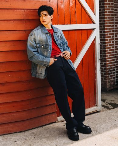  LEE - Quần jeans nam ống rộng Rider 