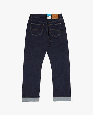  LEE - Quần jeans nữ ống đứng xắn gấu 422 