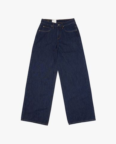  LEE - Quần jeans nữ ống rộng wash bạc 