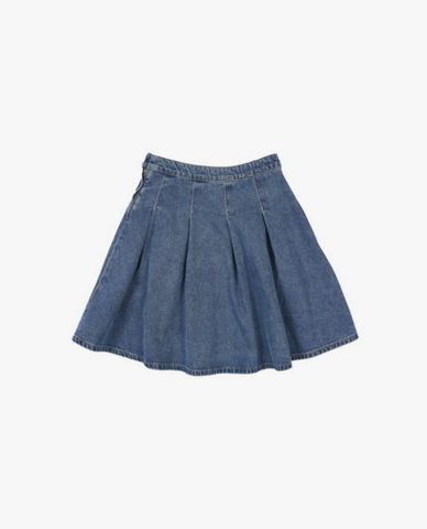  LEE - Chân váy denim mini xếp li Modern 