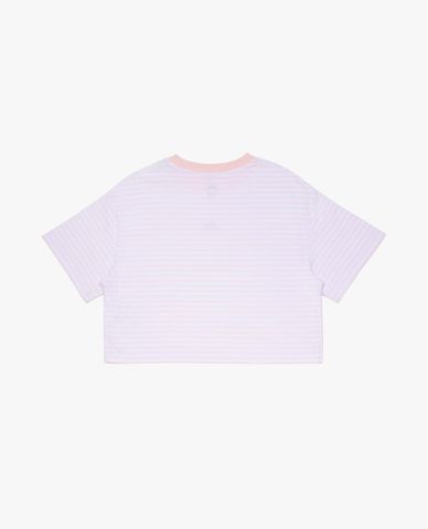  LEE - Áo croptop nữ cổ tròn tay ngắn Modern Seasonal 