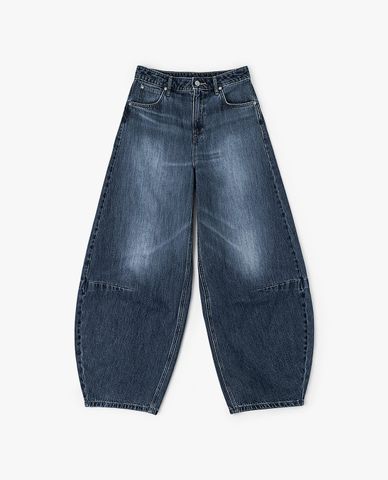  LEE - Quần jeans nữ ống rộng Indigo Seasonal-Barrel 